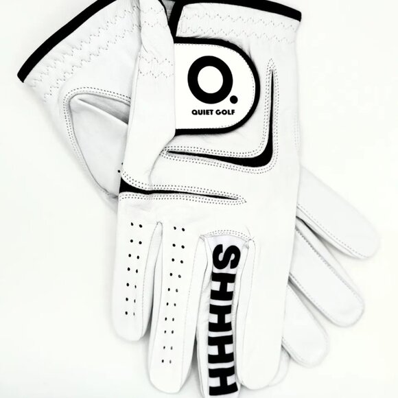 Quiet Golf White SHHHH Golf Glove - Picture 3 of 9